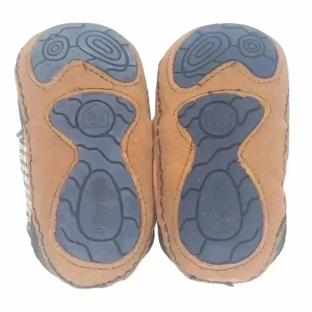 RILEYROOS RAVE DESERT SNEAKERS BABY SHOES 6-12 MONTHS LEATHER NEW IN BOX